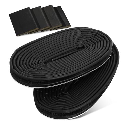 ARTIBETTER Wetterfeste Türdichtung Streifen PU Türbodendichtung Schallschutz Zugluftstopper für Türrahmen Fenster Abdichtung gegen Wind und Regen Langlebig und Reißfest Schwarz von Artibetter
