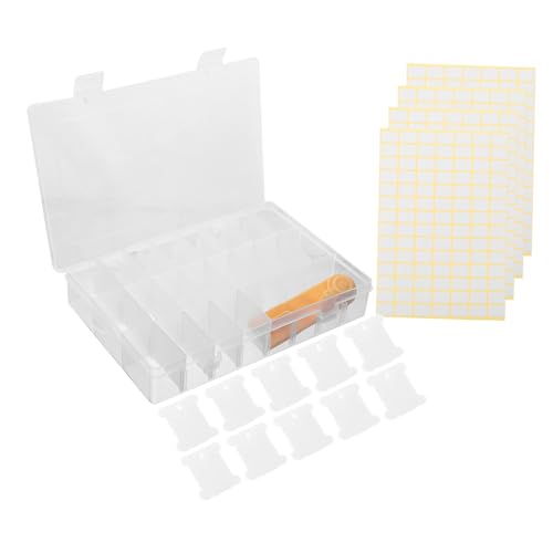 Artibetter 1 Satz Aufbewahrungsbox-Set kreuzen Herstellung Zubehör Faden Fäden Nähen Aufbewahrung von Stickgarn Ordnen von Garnspulen Nähgarnplatten Thread Organizer Plastik Artibetter 1 Satz Aufbewahrungsbox-Set kreuzen Herstellung Zubehör Faden Fäden Nähen Aufbewahrung von Stickgarn Ordnen von Garnspulen Nähgarnplatten Thread Organizer Plastik von Artibetter