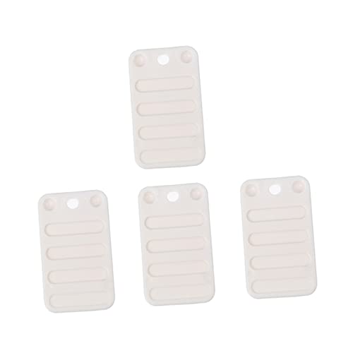 Artibetter 1 Satz Booster-pad Furniture Pads Furniture Gliders Nivellierkeile Hochleistungs-möbelnivellierer Möbelrichtmaschinen DIY Nivelliergeräte Einrichtungszubehör Plastik Weiß 4 Stück von Artibetter