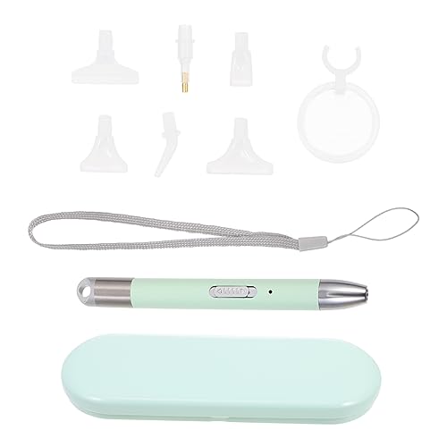 Artibetter 1 Satz Diamant Punktierwerkzeug mit USB Ladefunktion Leuchtender Punktbohrer für DIY Diamantmalerei Ergonomisch Gestaltet Langlebig und Vielseitig Einsetzbar Austauschspitzen von Artibetter