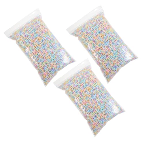 Artibetter 1 Satz Schaumkugel Dekoration Runden Schaumperlen Puppenfüllungen Blumenschaum Vase Künstlich Mini-rundsteckschaum Schaumblock Kissen Klein Colorful 3er-Packungen von Artibetter