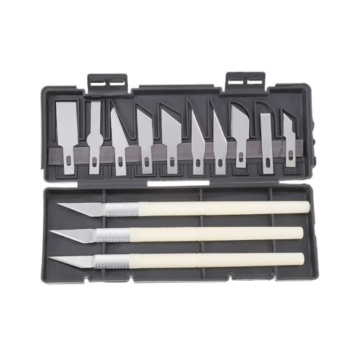 Artibetter 1 Satz Schnitz Messer Set Präzisionsmesser Schnitzmesser Craft Hobby Gebrauchsmesser Hobby-Gebrauchsmesser Hobbymesser für Präzisionshandwerk Schneidmesser Edelstahl und ABS Artibetter 1 Satz Schnitz Messer Set Präzisionsmesser Schnitzmesser Craft Hobby Gebrauchsmesser Hobby-Gebrauchsmesser Hobbymesser für Präzisionshandwerk Schneidmesser Edelstahl und ABS von Artibetter
