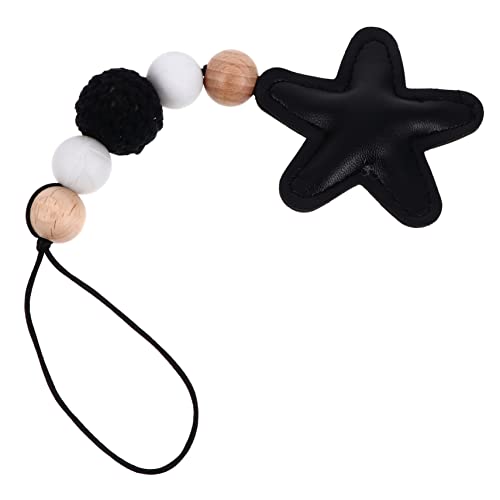 Artibetter 1 Stück Taschenanhänger Schlüssel Hardware Streichholz Haken Riemen Babybett Hängende Verzierung Rucksackanhänger Sterntaschenverzierung Handy-Ornament Wollknäuel Black von Artibetter