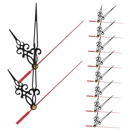 Artibetter 10 Sets Uhrzeigerzubehör Uhrzeigerteile Pendel Große Moderne Uhr Dekormechanismus Ersatzeinsätze Kaminuhr Kleines Echo Außenuhr Reparatur Uhrzahlen Kunststoff von Artibetter