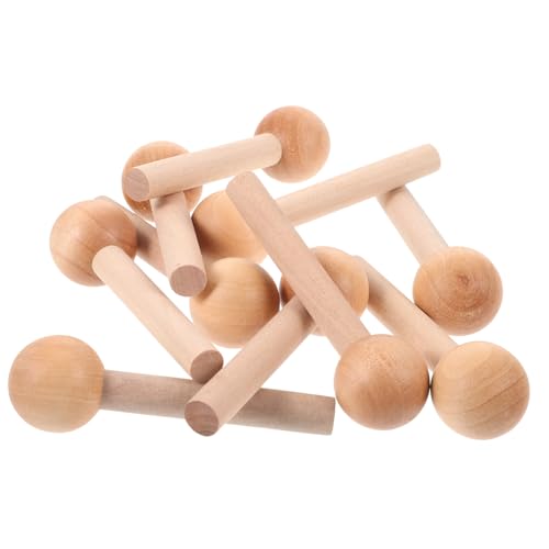 Artibetter 10 Stück Holzrundstäbe für Lochwand Zubehör Glatt und Splitterfrei Stabile Buche Holzstäbe Ømm Vielseitig für DIY Bastelprojekte und Werkstatt Pegboard Haken Holzstäbe zum Artibetter 10 Stück Holzrundstäbe für Lochwand Zubehör Glatt und Splitterfrei Stabile Buche Holzstäbe Ømm Vielseitig für DIY Bastelprojekte und Werkstatt Pegboard Haken Holzstäbe zum von Artibetter