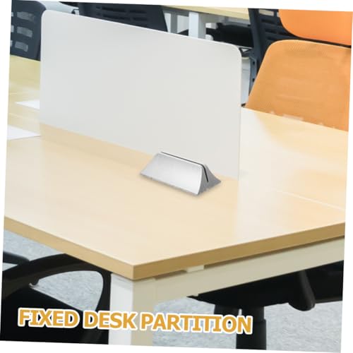 Artibetter 10 Stück Schreibtisch Trennwand Klammern Kunststoffhalter Stabiler Glasplatten Clip Büro Bildschirm Halter Modernes Design Silber von Artibetter