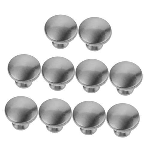 Artibetter 10 Stück Teiliges Dekorative Schrankgriffe aus Nickel Gebürstet Langlebige Legierung Einzelnes Vielseitig für Küchenschränke und Möbel Einfache Montage Modernes Design von Artibetter