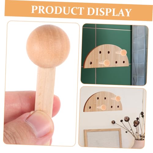 Artibetter 10 Stück Teiliges Holzstäbe für Lochwand Langlebige Buche Glatte Oberfläche Vielseitig für DIY projekte und Raumdekoration Geeignet als Haken und Trennstäbe für Wandorganizer Artibetter 10 Stück Teiliges Holzstäbe für Lochwand Langlebige Buche Glatte Oberfläche Vielseitig für DIY projekte und Raumdekoration Geeignet als Haken und Trennstäbe für Wandorganizer von Artibetter