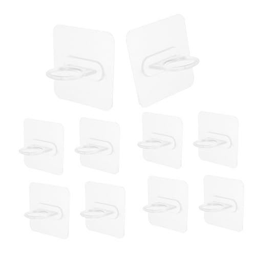 Artibetter 10 Stück Teiliges Transparenter Selbstklebender Mehrzweck haken mit Starker Haftung für Vorhangstangen Handtücher und Küchenutensilien ohne Bohren Wasserfest für Bad Küche und Artibetter 10 Stück Teiliges Transparenter Selbstklebender Mehrzweck haken mit Starker Haftung für Vorhangstangen Handtücher und Küchenutensilien ohne Bohren Wasserfest für Bad Küche und von Artibetter