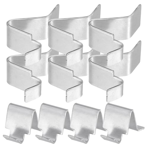Artibetter 10 Stück Trennschnalle, Schrankregal-Clip, Regalhalterungen, Clips, Schrankregalstützen, verstellbare Schrank-Clips, Schrank-Regal-Clips, Aktenschrank, Säulenklemme, Eisen von Artibetter