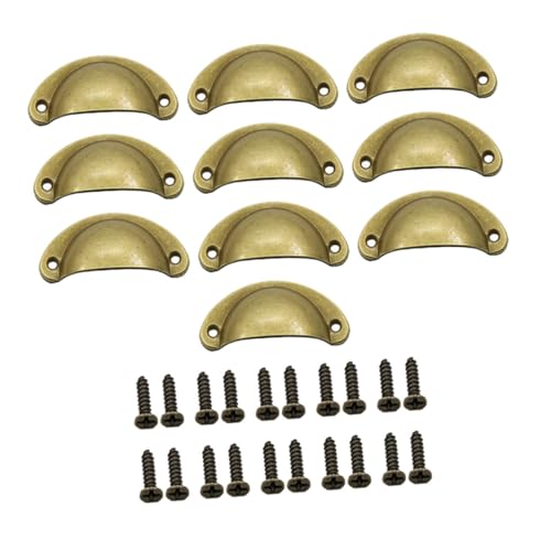 Artibetter 10 Stück Vintage Möbelgriffe aus Fe Legierung Langlebige Schrank Schubladenknöpfe Polierte Oberfläche ohne Grate Praktische Leichte Türgriffe für Einfache Montage Artibetter 10 Stück Vintage Möbelgriffe aus Fe Legierung Langlebige Schrank Schubladenknöpfe Polierte Oberfläche ohne Grate Praktische Leichte Türgriffe für Einfache Montage von Artibetter
