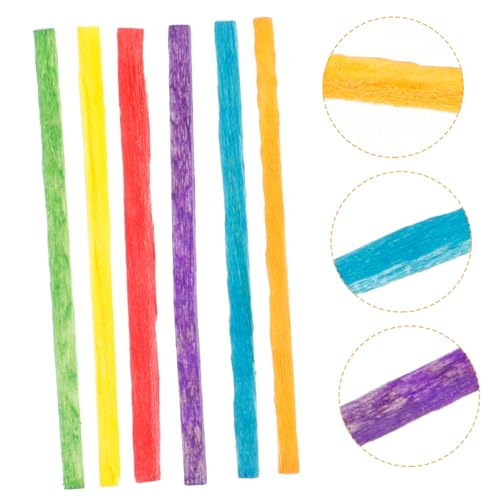 Artibetter 1000 Stück Teiliges Bunte Holzstäbchen Gelb Unbehandelte Bastelstäbchen aus Holz Glatte Oberfläche Schadstofffrei für DIY Schulprojekte und Handwerksbedarf Artibetter 1000 Stück Teiliges Bunte Holzstäbchen Gelb Unbehandelte Bastelstäbchen aus Holz Glatte Oberfläche Schadstofffrei für DIY Schulprojekte und Handwerksbedarf von Artibetter