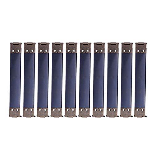 Artibetter 10pcs Metallinnenrahmen Flex Kuss Spange Bulk für Heimwerker Fertigkeit Handtasche Mappe Sewing Making - Silber 10cm von Artibetter