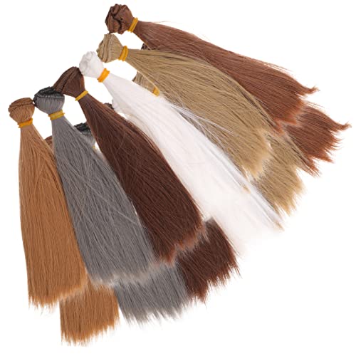 Artibetter 12 Stück Teiliges Puppenperücke Hitzebeständig Lange Gerade Haare für DIY Puppenmodell Hochtemperatur Synthetik Kreative Gestaltung für Puppenreparatur und Bastelprojekte Artibetter 12 Stück Teiliges Puppenperücke Hitzebeständig Lange Gerade Haare für DIY Puppenmodell Hochtemperatur Synthetik Kreative Gestaltung für Puppenreparatur und Bastelprojekte von Artibetter