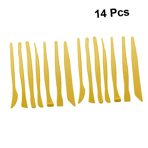 Artibetter 14 Stück Teiliges Ultra Leichtes Kunststoff Modellierwerkzeug Set für DIY und Töpferkunst Vielseitige und Air Dry Clay Shaper mit Ergonomischem Griff für Gravur Malerei und Artibetter 14 Stück Teiliges Ultra Leichtes Kunststoff Modellierwerkzeug Set für DIY und Töpferkunst Vielseitige und Air Dry Clay Shaper mit Ergonomischem Griff für Gravur Malerei und von Artibetter