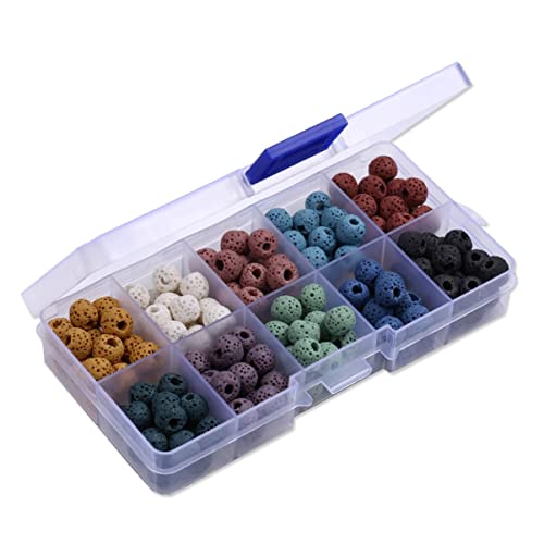 Artibetter 180stücke Natürliche Perlen Runde Ungefärbte Steine Für Schmuckherstellung Farben Für Armbänder Halsketten Und Bastelprojekte von Artibetter