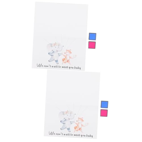 Artibetter 2 Sätze Fingerprint Tree Gästebuch für Geschlechtsenthüllungsfeiern Komplettes Dekorationspaket mit Stempelkissen und Poster Unvergessliches Erlebnis für Geschlechtsreveals Artibetter 2 Sätze Fingerprint Tree Gästebuch für Geschlechtsenthüllungsfeiern Komplettes Dekorationspaket mit Stempelkissen und Poster Unvergessliches Erlebnis für Geschlechtsreveals von Artibetter