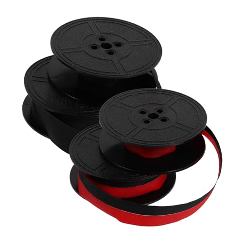 Artibetter 2stücke Portable Typenband Für Schreibmaschinen Rot-schwarz Kompatibel Mit Feiyu Held Changkong Und Anderen Langlebige Nylon-ausführung Einfache Handhabung Und Kompatibilität von Artibetter