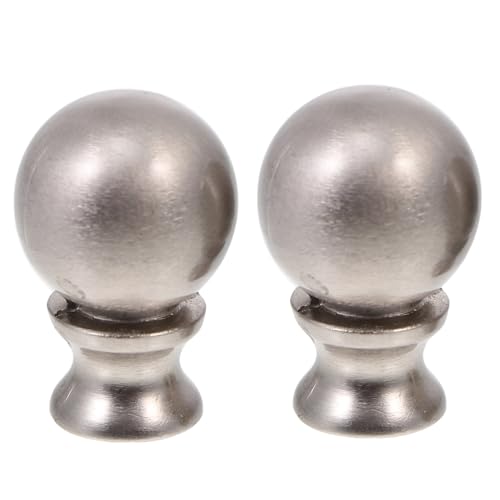 Artibetter 2 Stück Lampenknopf aus Lampendekoration Vintage Lampenabschlussschraube für Tischlampen Stehlampen Schraubgewinde Elegante Wohnraumbeleuchtung von Artibetter