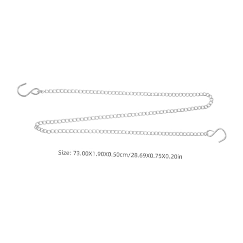 Artibetter 2 Stück Metall hängeketten S haken Langlebig für Bildaufhängung Fensterdeko und Gartendeko Wetterfest Vielseitig für Schilder Pflanzenampeln Artibetter 2 Stück Metall hängeketten S haken Langlebig für Bildaufhängung Fensterdeko und Gartendeko Wetterfest Vielseitig für Schilder Pflanzenampeln von Artibetter