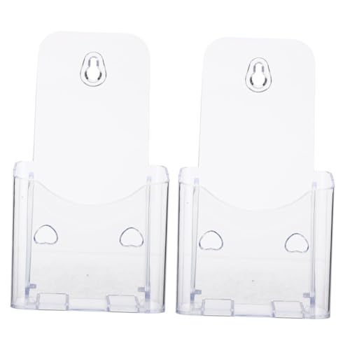 Artibetter 2 Stück Präsentationsständer Aus Acryl Organizer Für Hängende Wandordner Wandregal Inhaber Der Zeitschriftendatei Papierregal-Organizer Briefpapier Gestell Dokumentieren Büroregal Artibetter 2 Stück Präsentationsständer Aus Acryl Organizer Für Hängende Wandordner Wandregal Inhaber Der Zeitschriftendatei Papierregal-Organizer Briefpapier Gestell Dokumentieren Büroregal von Artibetter