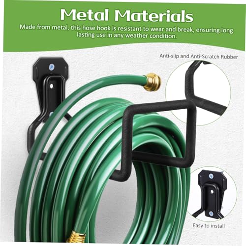 Artibetter 2 Stück Schwere Metall Wandhaken Robuste Garage Aufbewahrungshaken mit Löchern Multifunktional für Gartenschlauch Werkzeug und Verlängerungskabel Einfache Befestigung Platzsparend Artibetter 2 Stück Schwere Metall Wandhaken Robuste Garage Aufbewahrungshaken mit Löchern Multifunktional für Gartenschlauch Werkzeug und Verlängerungskabel Einfache Befestigung Platzsparend von Artibetter