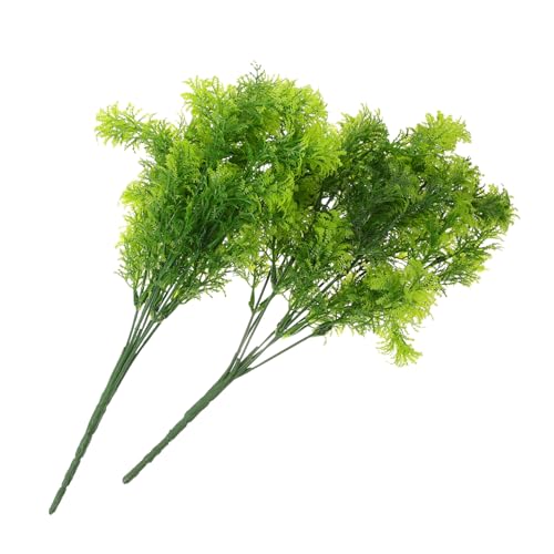Artibetter 2 Stück Simuliertes Turmkiefernflausch -Gras künstliche grüne Ornamente Hecke künstliche Pflanzen kunstpflanze Blumenstiel aus Kunststoff Grünstämme für Tischdekoration Plastik Artibetter 2 Stück Simuliertes Turmkiefernflausch -Gras künstliche grüne Ornamente Hecke künstliche Pflanzen kunstpflanze Blumenstiel aus Kunststoff Grünstämme für Tischdekoration Plastik von Artibetter