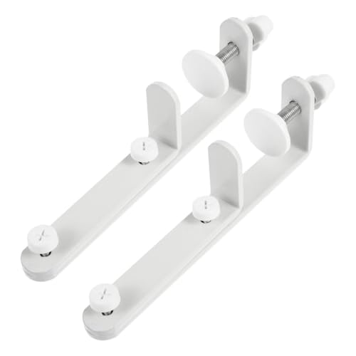 Artibetter 2 Stück Teiliges Pegboard Tischhalterung aus Robustem Eisen Verstellbare Höhe Weißer Pegboard Panel Ständer für Sichere Befestigung und Vielseitige Desktop Organisation von Artibetter