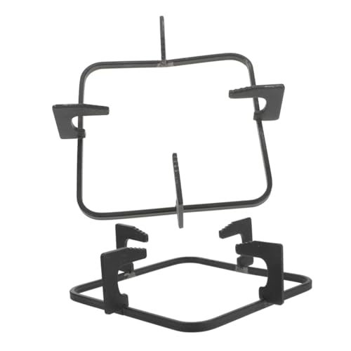 Artibetter 2 Stück Teiliges Quadratisches Topfträger Gasherd rutschfeste Langlebige Herdhalterung für Milch Kochtöpfe Stabile Vielseitige Küchenhilfe Passend für Gaskocher von Artibetter