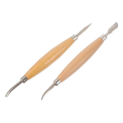 Artibetter 2 Stück Teiliges Töpferwerkzeug Set Robuste Modellierwerkzeuge Holz für Skulpturenprojekte für DIY Kunsthandwerk und Modellierarbeiten Artibetter 2 Stück Teiliges Töpferwerkzeug Set Robuste Modellierwerkzeuge Holz für Skulpturenprojekte für DIY Kunsthandwerk und Modellierarbeiten von Artibetter