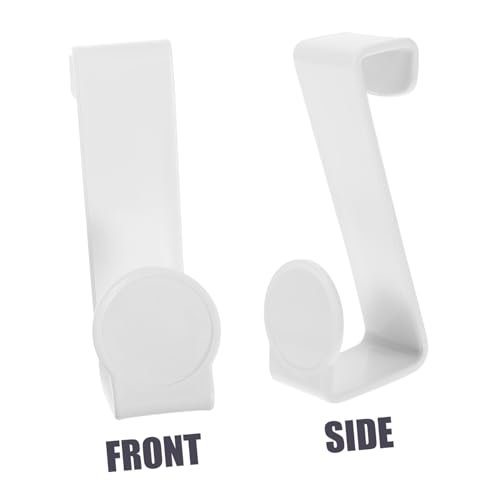 Artibetter 2 Stück Weiße Haken Z förmig Multifunktional für Bad und Wc Platzsparend Robust zum Aufhängen von Kleinteilen Türen Schränken Schlafzimmer und Badezimmer von Artibetter