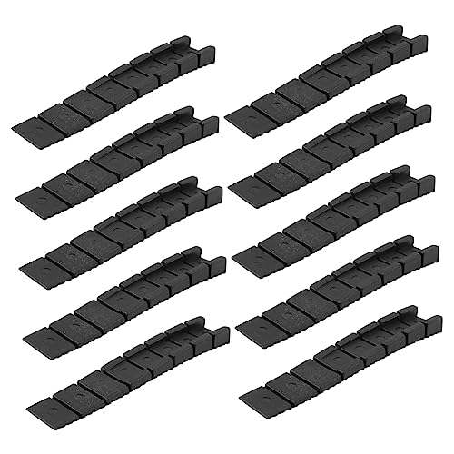 Artibetter 20 Stück Teiliges Möbel Nivellierkeile aus Stapelbar rutschfest Druckfest Verstellbare Keile für Sofa Tisch Stuhl Kühlschrank zur Behebung Unebener Böden und Stabiler Möbelbalance von Artibetter