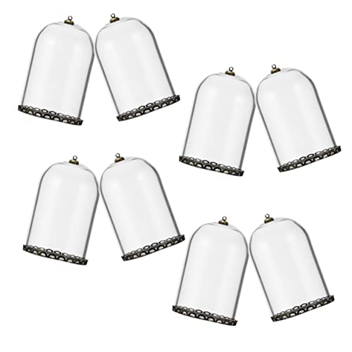 Artibetter 20stücke Glasabdeckung Handgefertigtes Ornamentwerkzeug Schreibtischdekorationen Bastelteile Glas Mini Flasche Leere Klarglas Delicate Handmade DIY Handwerk Zubehör von Artibetter