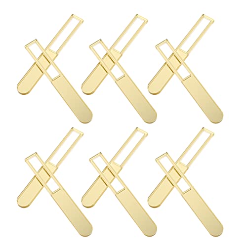 Artibetter 20Pcs Mehrweg Acryl Cakesicle Sticks Spiegel Popsicle Sticks Kinder Party Favors Goldene von Artibetter