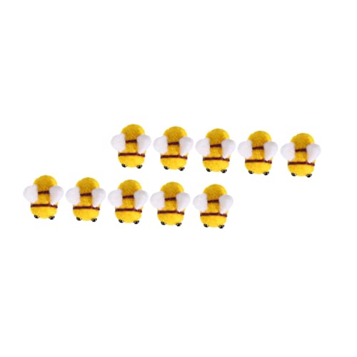Artibetter 20 Stücke Selbstgemacht Wollfilz Bienen Zubehör für Hutdekoration Bastelbedarf Handgemachte Ornamente Kinder und Erwachsene für Mottopartys und Heimdekoration Artibetter 20 Stücke Selbstgemacht Wollfilz Bienen Zubehör für Hutdekoration Bastelbedarf Handgemachte Ornamente Kinder und Erwachsene für Mottopartys und Heimdekoration von Artibetter