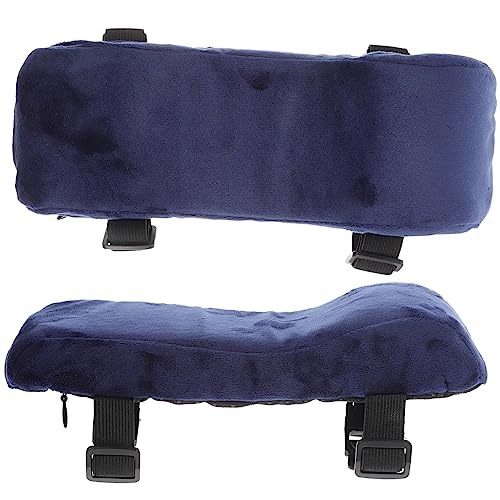Artibetter 2Stücke Armlehnenpolster aus Memory Wiederverwendbare Langlebige Armlehnenkissen für Büro und Gaming Stühle rutschfest Ergonomisch Lindert Arm und Ellbogenschmerzen von Artibetter