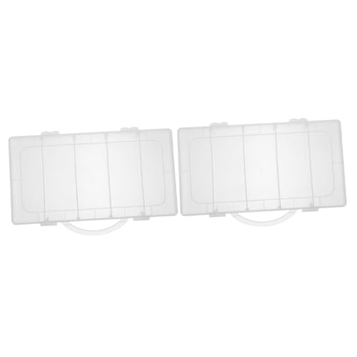 Artibetter 2er-Packung Einheit Tasche Verstauen Bücherregal Aufbewahrungskorb Verpackung Mit Deckel Körbe Organizer Zur Aufbewahrung Von Schubladen Schmuck Tür Transparent Plastik Artibetter 2er-Packung Einheit Tasche Verstauen Bücherregal Aufbewahrungskorb Verpackung Mit Deckel Körbe Organizer Zur Aufbewahrung Von Schubladen Schmuck Tür Transparent Plastik von Artibetter