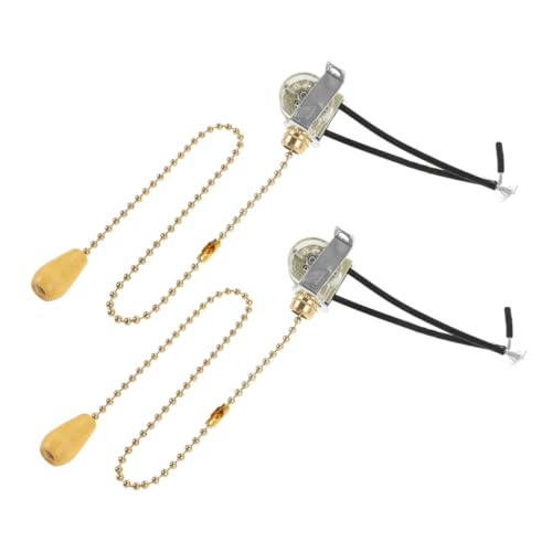 Artibetter 2stücke Zugkettenschalter Aus Eisen Für Licht Und Ersatz Für Deckenventilator-lichtzüge Steuerung Für Deckenventilator Und Lampenschalter Artibetter 2stücke Zugkettenschalter Aus Eisen Für Licht Und Ersatz Für Deckenventilator-lichtzüge Steuerung Für Deckenventilator Und Lampenschalter von Artibetter