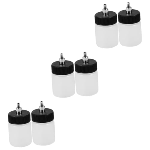 Artibetter 3 Sätze Airbrush-farbflaschen Airbrush-Glas Herr Airbrush-farbbehälter Airbrushing Luft Sprühen Zubehör Für Airbrush-malerei Kupfer Wiederverwendbar 2 Stücke * 3 von Artibetter