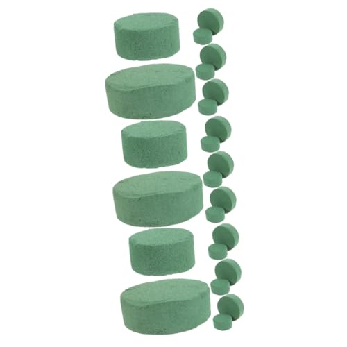 Artibetter 3 Sätze Runder Blumenton Glyzinien Künstliche Blumen Runde Schaumstoffblöcke Für Blumen Gefälschte Pflanze Kunstblumen Mit Vase Mousse Schaumkreise Phenolharz Green 8 Stücke * 3 von Artibetter
