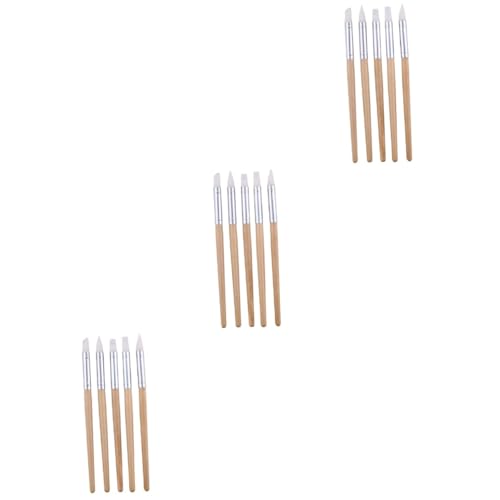 Artibetter 3 Sätze Töpferwerkzeug Set Schaber Tonformung Formschneider Schnitzen Modellieren Tonherstellung Skulptur Modellieren Basteln Tonmodellierung Polymer Ton 5 Stücke * 3 von Artibetter