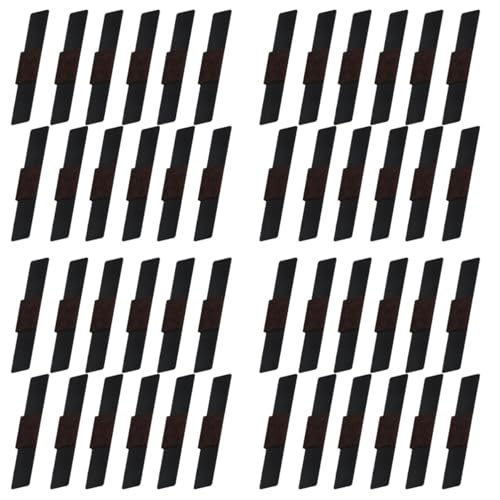 Artibetter 4 Sätze Bogenpolster Unterlage Kabel Schleife Filzgleiter Für Stühle Stuhlfußschützer Bodenschoner Für Stühle Gleitet Aufkleber Stoßstangen Hängend Riemen Black Stoff 12 Stück * 4 von Artibetter