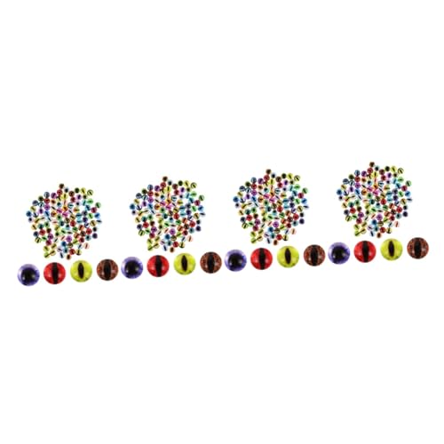 Artibetter 4 Sätze Simulierte Augenpuppe Nähspielzeug Für Puppen - Herstellung Wiedergeborene Puppe Mädchen Augapfel Gefälschte Künstliche Augen Puppenaugen Glas 100 Stück * 4 von Artibetter
