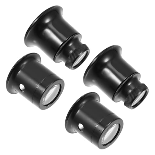 Artibetter 4stücke Juwelierlupe Glas Tragbare Lupenlupe Mit Unterschiedlicher Vergrößerung Für Schmuck Münzen Und Uhreninspektion Professionelle Reparaturzubehör von Artibetter