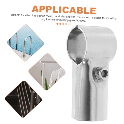 Artibetter 4 Stück Edelstahl Rohrverbinder Kettenglied Zaunpaneelklemme Förmige Klemmschelle für Gewächshaus Ablagen Endschiene Halter Langlebig und Einfach zu Montieren Artibetter 4 Stück Edelstahl Rohrverbinder Kettenglied Zaunpaneelklemme Förmige Klemmschelle für Gewächshaus Ablagen Endschiene Halter Langlebig und Einfach zu Montieren von Artibetter
