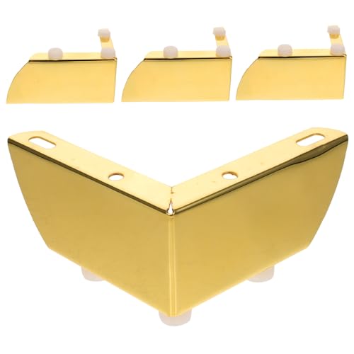 Artibetter 4 Stück Metallmöbelfüße Schwerlast Eisen Sofafuß Möbelbein für Kommoden und Couchtische Langlebig Stabil Einfache Montage Goldfarben Artibetter 4 Stück Metallmöbelfüße Schwerlast Eisen Sofafuß Möbelbein für Kommoden und Couchtische Langlebig Stabil Einfache Montage Goldfarben von Artibetter