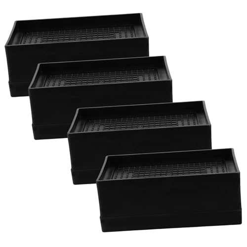 Artibetter 4 Stück Teiliges Möbeluntersetzer aus Robustem TPU rutschfest und Erhöht Möbelbeine um Geeignet für Sofa Tisch Stuhl Bett Schrank und Haushaltsgeräte Einfache Montage ohne Bohren von Artibetter