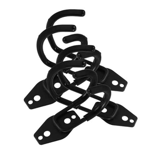 Artibetter 4 Stück Teiliges Schwere Garagenhaken Wandhalterung mit Rutschfester Schwarzer Beschichtung Robuste Metallhaken zur Werkzeug Leiteraufhängung für Garage und Garten Einfache Montage Artibetter 4 Stück Teiliges Schwere Garagenhaken Wandhalterung mit Rutschfester Schwarzer Beschichtung Robuste Metallhaken zur Werkzeug Leiteraufhängung für Garage und Garten Einfache Montage von Artibetter