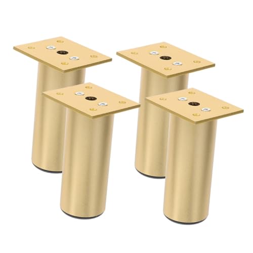 Artibetter 4stücke Runde Verstellbare Möbelbeine Aus Aluminiumlegierung Ersatz Für Schrank Tisch Stuhl Schlafsofa Möbelschrankfüße DIY-möbelbeine Zubehör von Artibetter