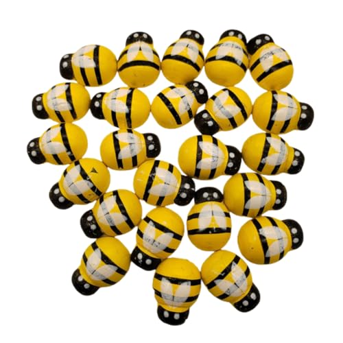 Artibetter 48 Stück Teiliges Kreative Holz Bienen Dekorationen Handbemalte Bienenornamente Holz für Haus und Garten für Schlafzimmer Wohnzimmer Büro und Küche Artibetter 48 Stück Teiliges Kreative Holz Bienen Dekorationen Handbemalte Bienenornamente Holz für Haus und Garten für Schlafzimmer Wohnzimmer Büro und Küche von Artibetter